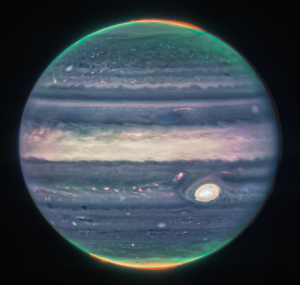 Júpiter en infrarrojo por JWST